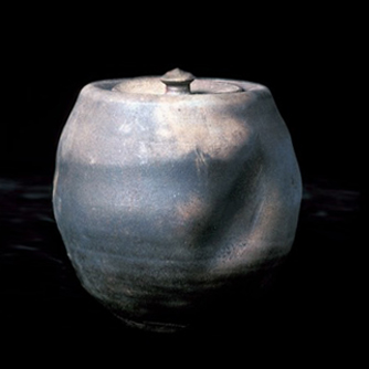 Woodfired Covered Jar with Slash - Museum of Modern Art, NYC