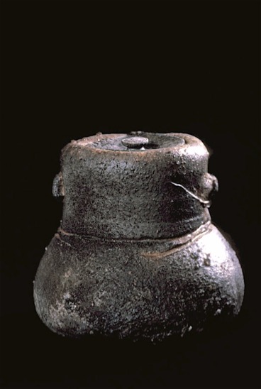 elephant foot jar with texture