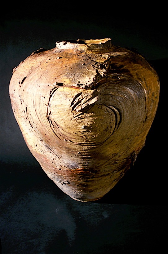 Large Wood-fired Jar Form with Strokes - Yale University Art Gallery, New Haven, CT