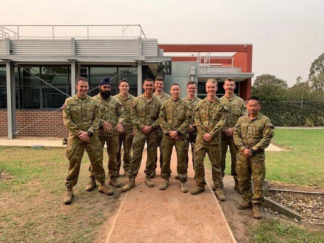Army Reserve team assisting the MFB in providing relief to isolated communities