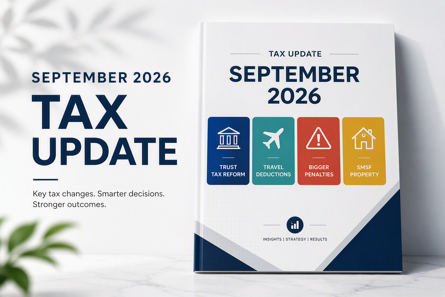 Trust Tax Reform, Travel Deductions, Bigger Penalties &amp; SMSF Property: Your September 2026 Update