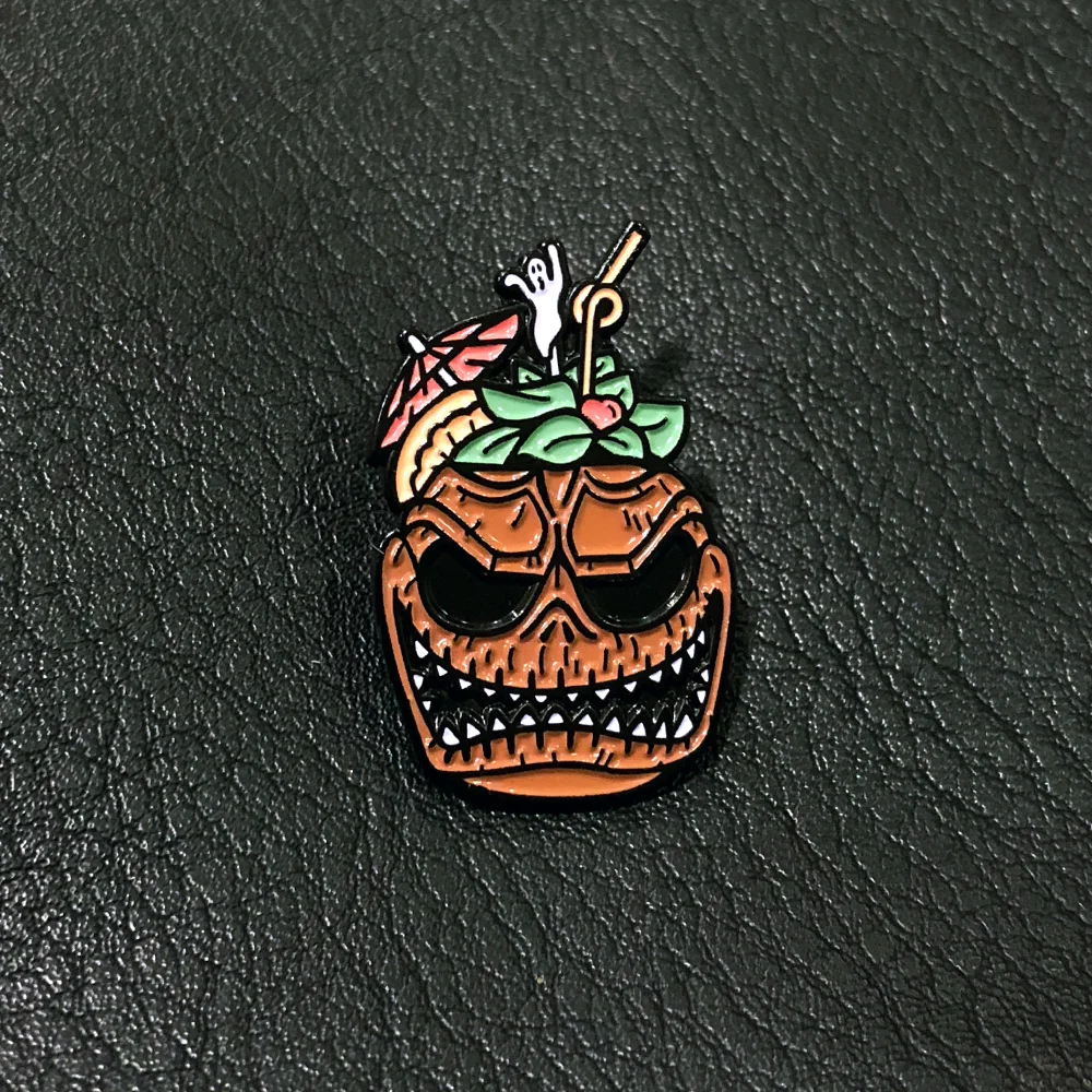Jack Skellington Halloween tiki pin Trader Sam's Haunted Mansion