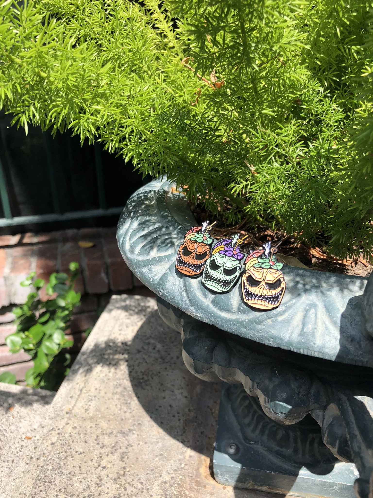 Jack Skellington Halloween tiki pin Trader Sam's Haunted Mansion