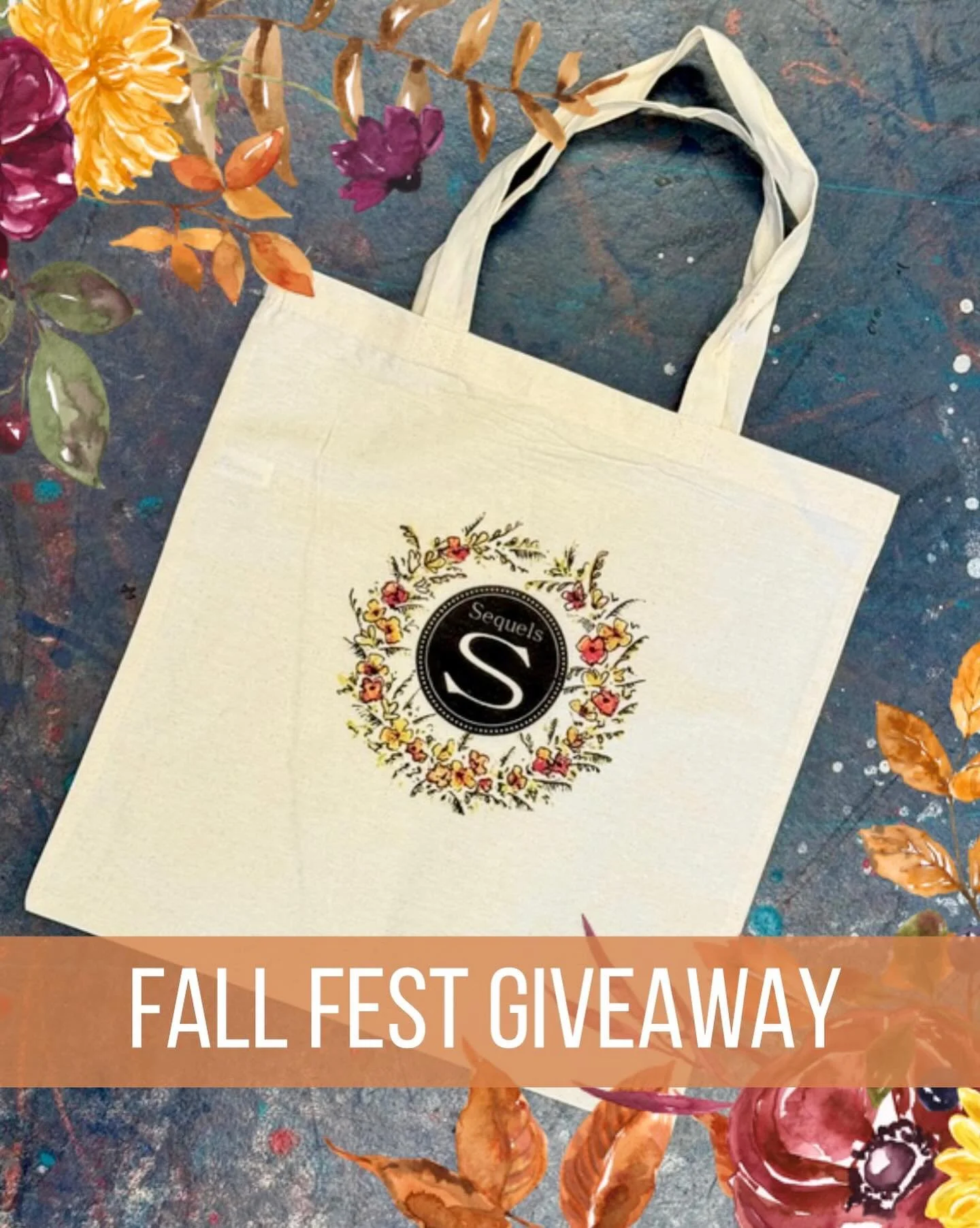 🎉 FALL FEST GIVEAWAY ALERT! 🎉
We&rsquo;re kicking off Sequels&rsquo; Annual Fall Fest TOMORROW (Oct. 11th at 4pm) with something special &mdash; FREE Sequels tote bags with every purchase at Sequels (while supplies last)! 👜✨

Be sure to stop by ea