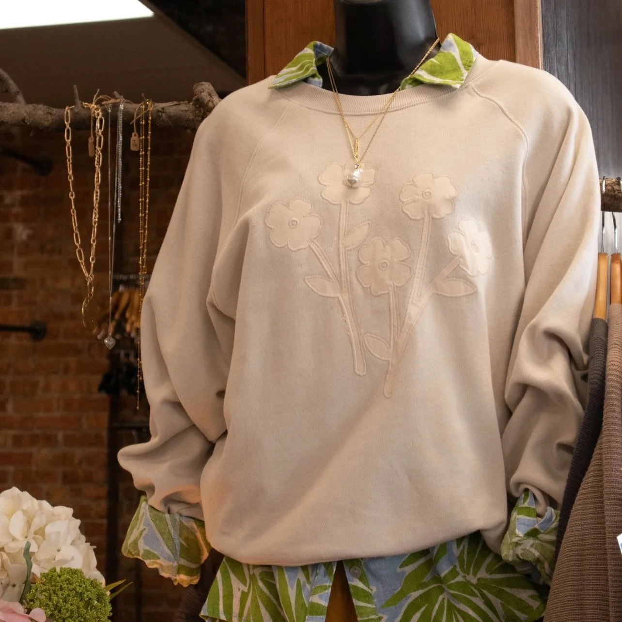 Our mannequins got a little St. Patrick&rsquo;s Day refresh☘️
Simple, styled, and ready for the season!

If you&rsquo;re looking for something festive, yet still wearable even after the holiday, take a look next time you&rsquo;re in! We&rsquo;ve got 