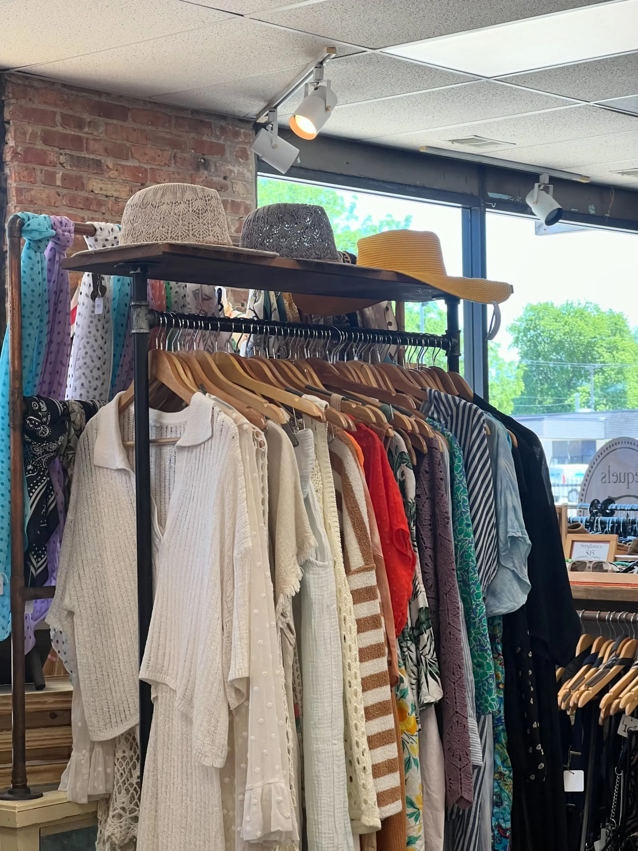 Planning a beach vacation anytime soon?☀️

Check out our summer rack for the essentials that you&rsquo;re looking for! Whether it&rsquo;s swim coverups, bathing suits, or accessories, there&rsquo;s lots to choose from around the store even if it&rsqu