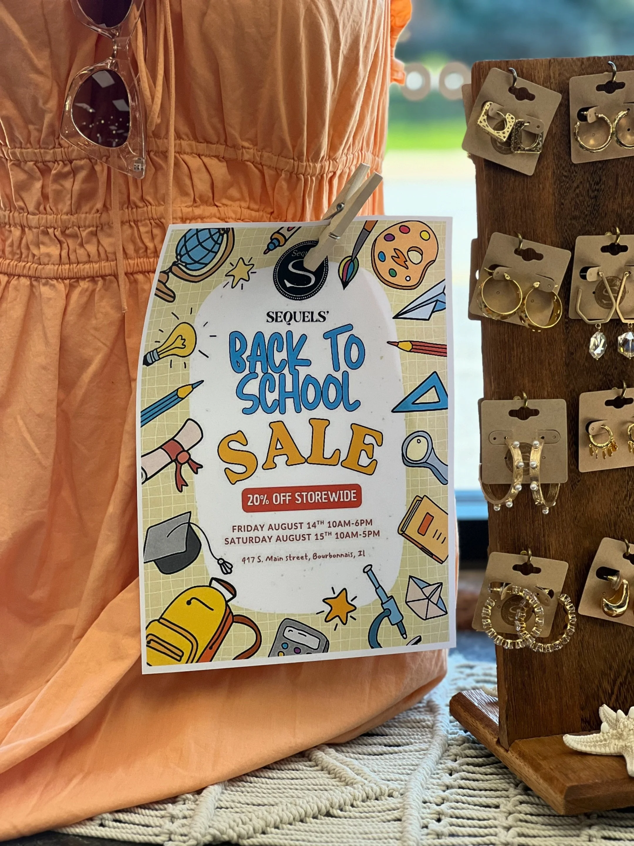 We&rsquo;re just about 2 weeks away!🫣

Our Back-to-School Sale is August 14th &amp; 15th and 20% OFF STOREWIDE! 🎒📚 It&rsquo;s the perfect time to get some fun back-to-school outfits! See you soon!