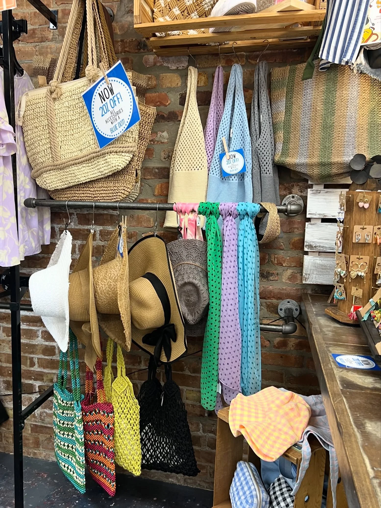 Blue Dot Finds! 💙

Select accessories marked with a blue dot are 20% OFF for a limited time! 🙌 Come check them out today anytime from 10-6!