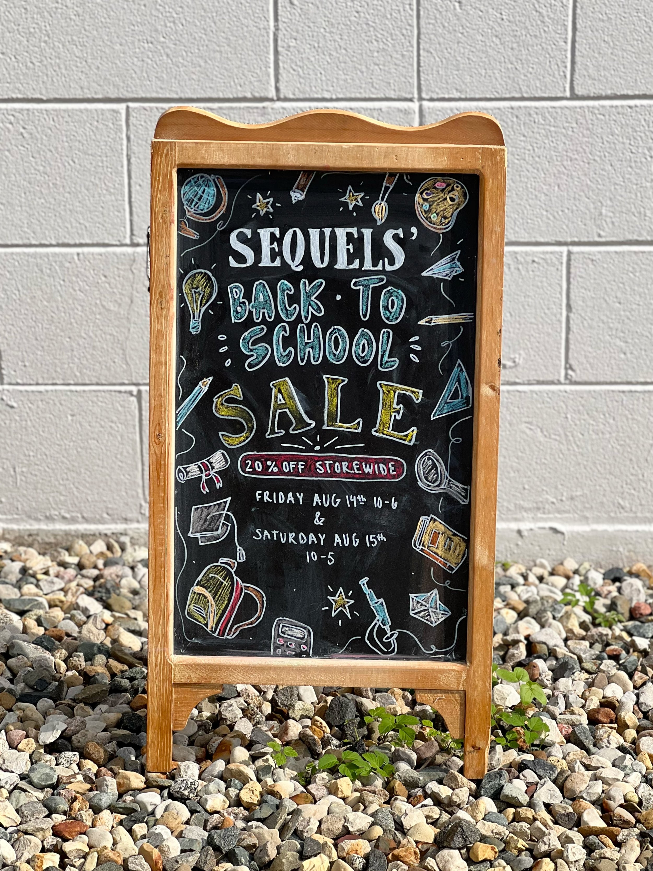 Here&rsquo;s your reminder&hellip; we&rsquo;re only about 1 WEEK AWAY from our Back to School SALE! 🍎

The whole store will be 20% OFF! Get ready to score on styles you&rsquo;ll love for the new school year (or just because)!