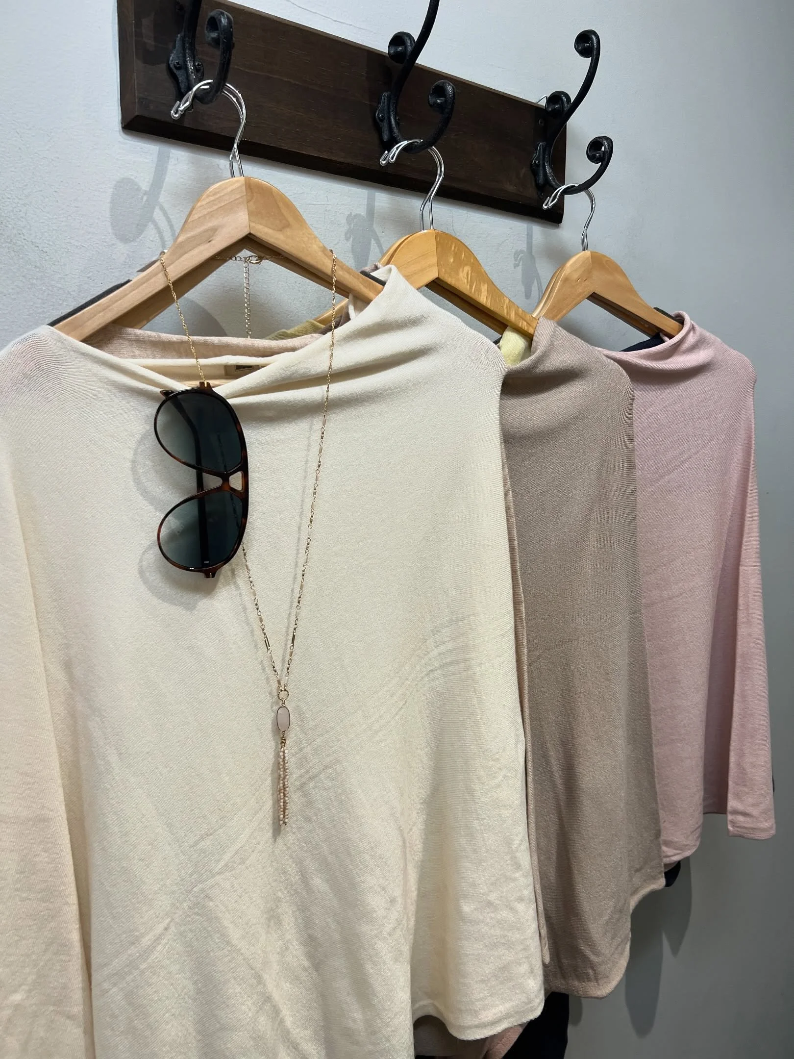 Ponchos are here! ✨

Get ready for cozy fall days with these cute ponchos, and the best part? They&rsquo;ll be 20% OFF during our Sequels sale starting TOMORROW! 

Available in butter yellow as well!🤭