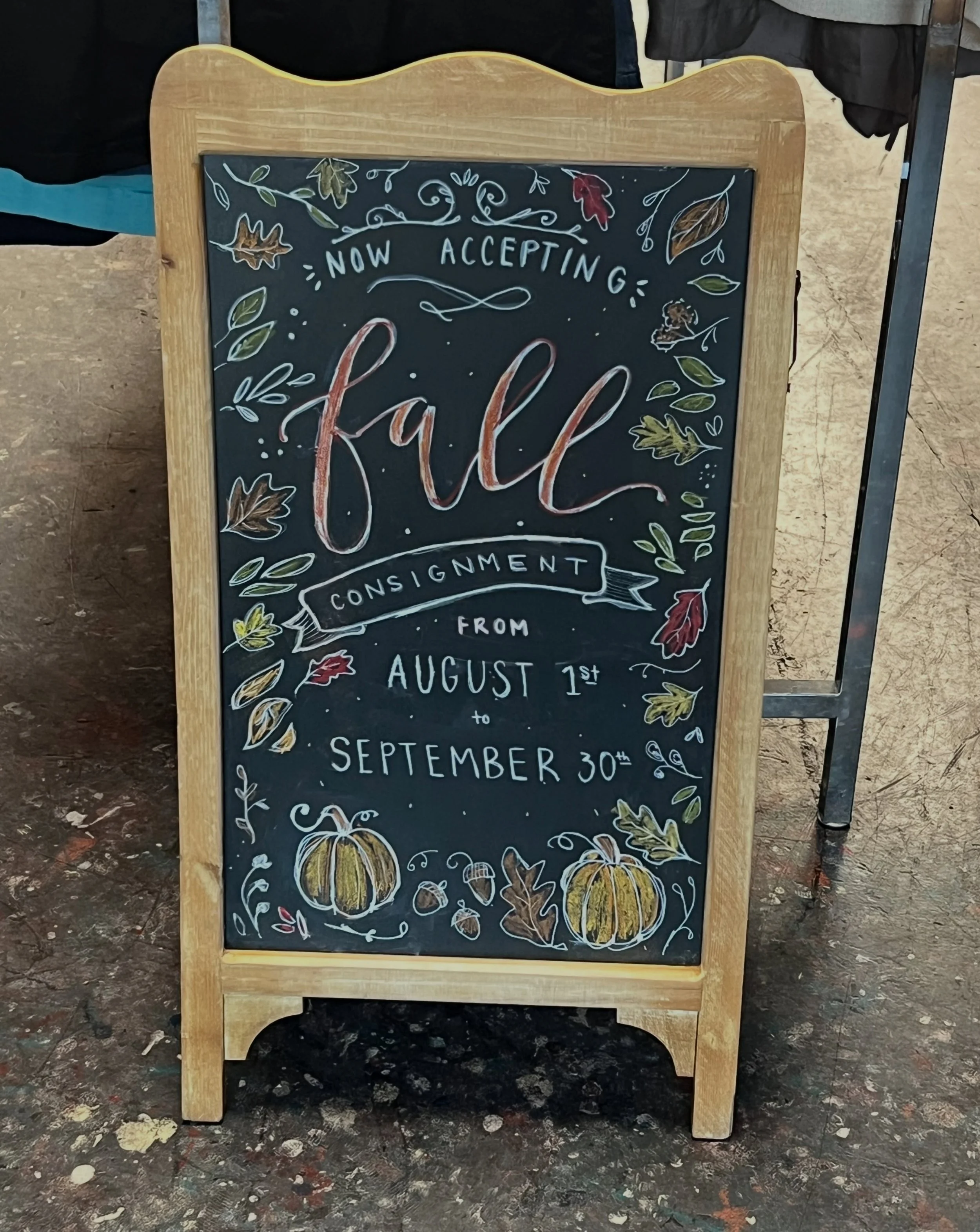 Last call for Fall!🍁

Today and tomorrow are your last chance to bring in FALL consignment before we start taking winter! Make sure to stop in with up to 15 items or less!🙌