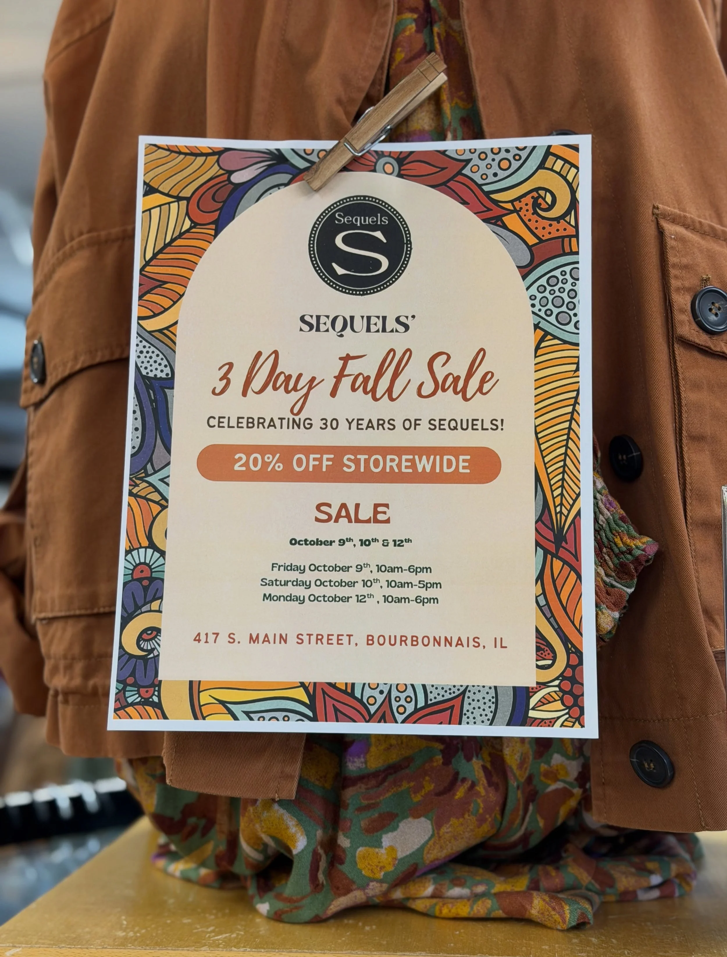 Our 3 Day Sale celebrating 30 YEARS of Sequels is about a week away!🤭🍁🍂

Make sure to stay tuned for further details on our sale! We can&rsquo;t wait to see you!🙌