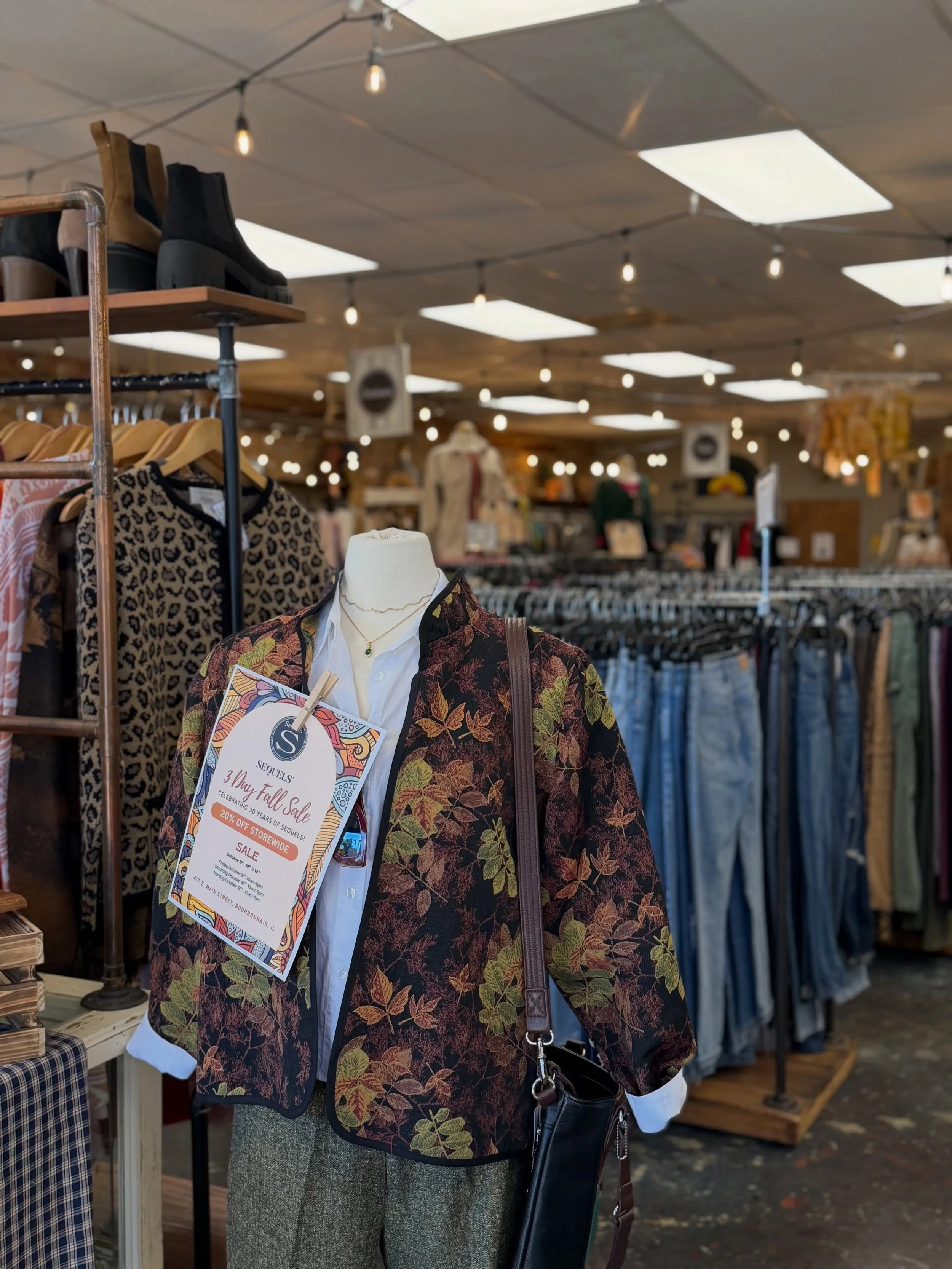Happy Monday &amp; Happy Sale Week! ⭐️

We can&rsquo;t wait to celebrate 30 years of Sequels with you! 🥳 Our sale kicks off this Friday, so mark your calendars and come shop with us!

Can&rsquo;t wait to see you there! 🛍️✨