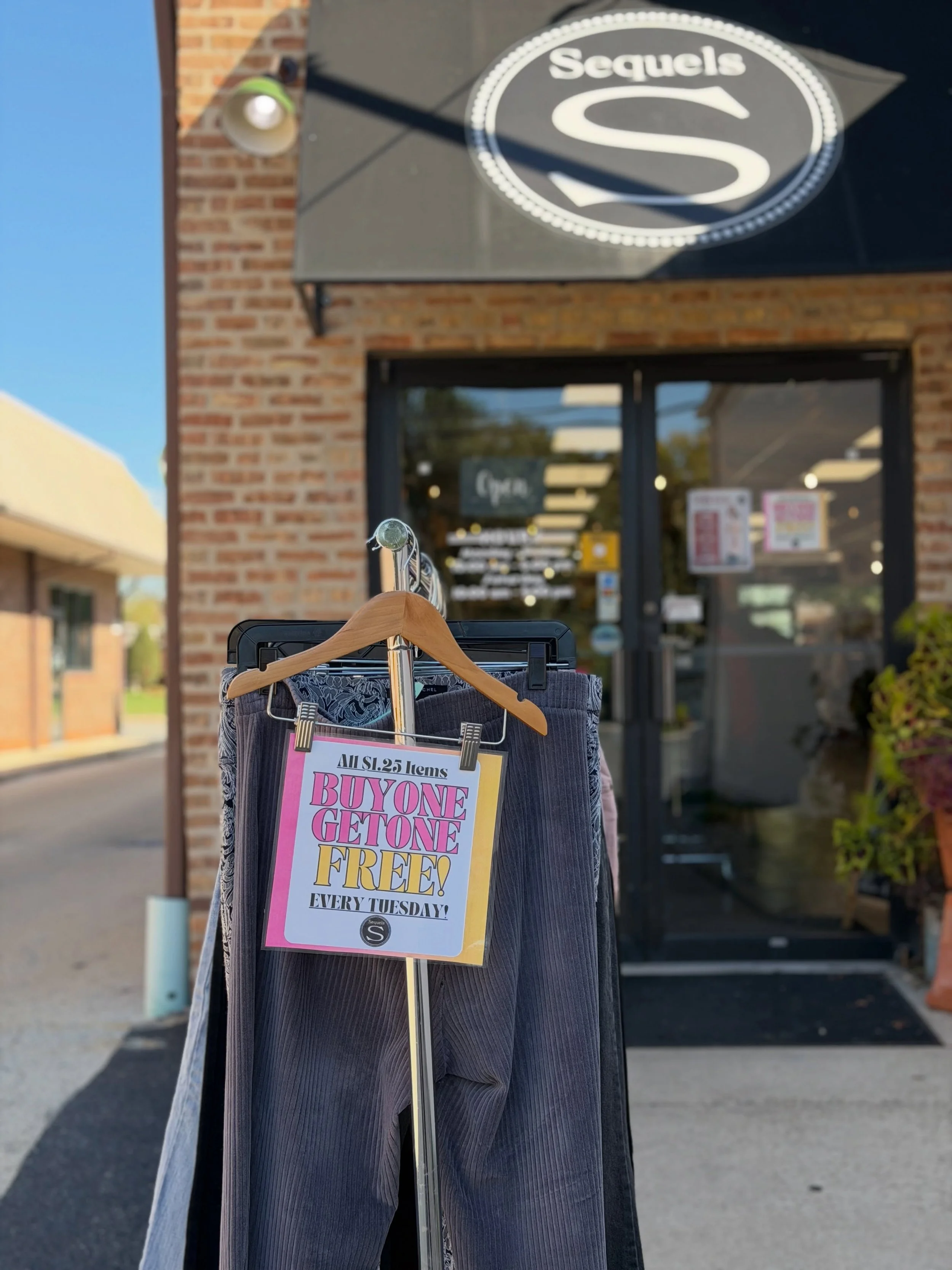 $1.25 ITEMS ARE BOGO FREE TODAY! 🛍️✨

Make sure to stop in and take a look! We&rsquo;re open 10 AM&ndash;6 PM today!🫶🏻