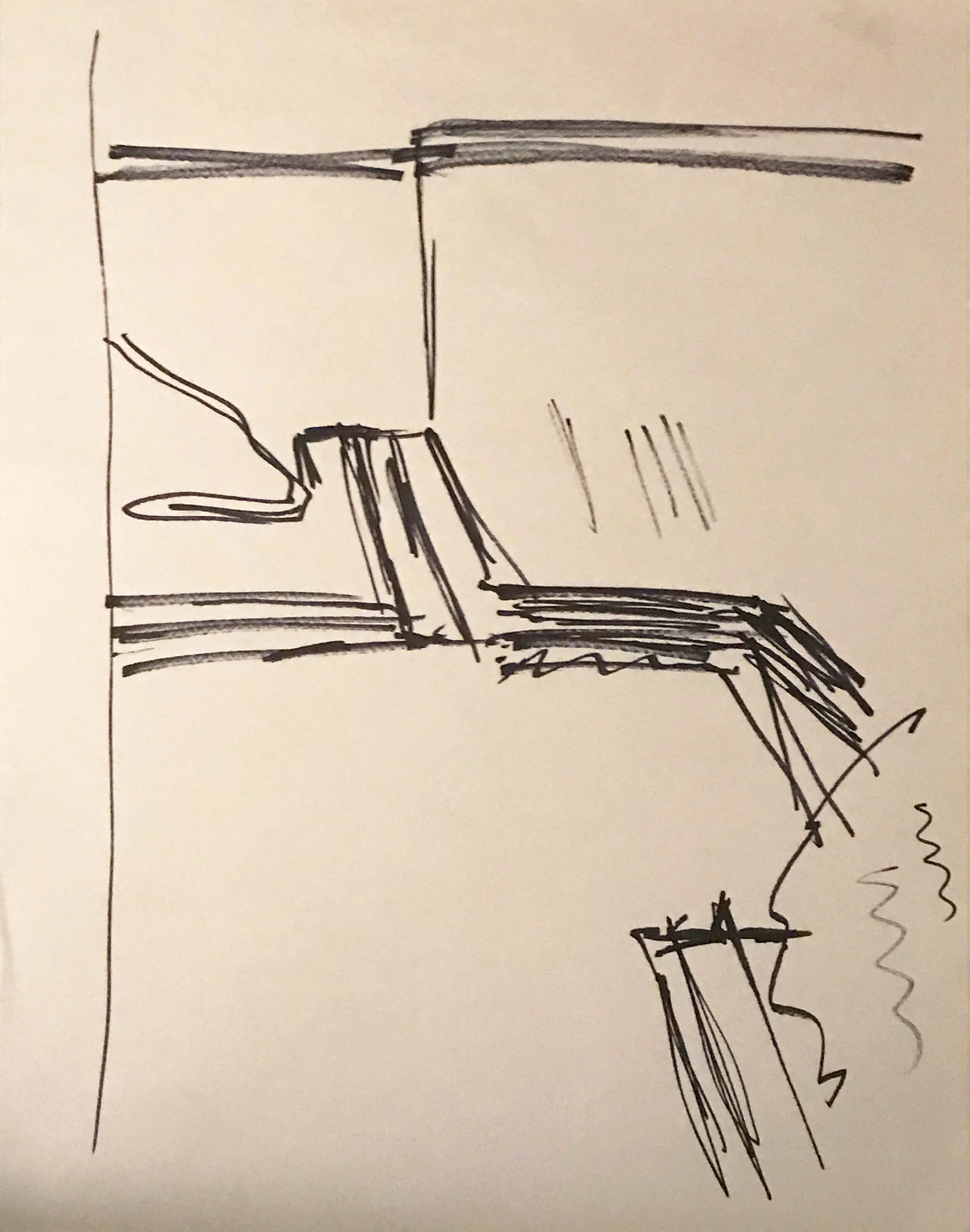 Newsprint Sketch