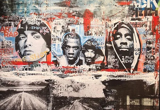 Mount Rapmore: Original mix mediums. Prints on canvas available
&bull;
To find out more information on this piece: DM or
📥codyfranklin@robertkiddgallery.com