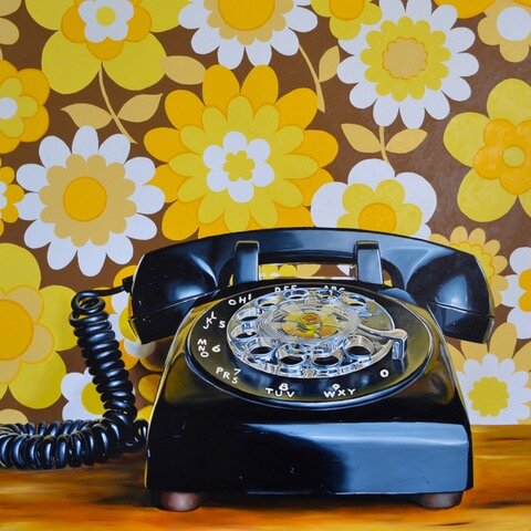 Rotary phone in its natural habitat - 2020