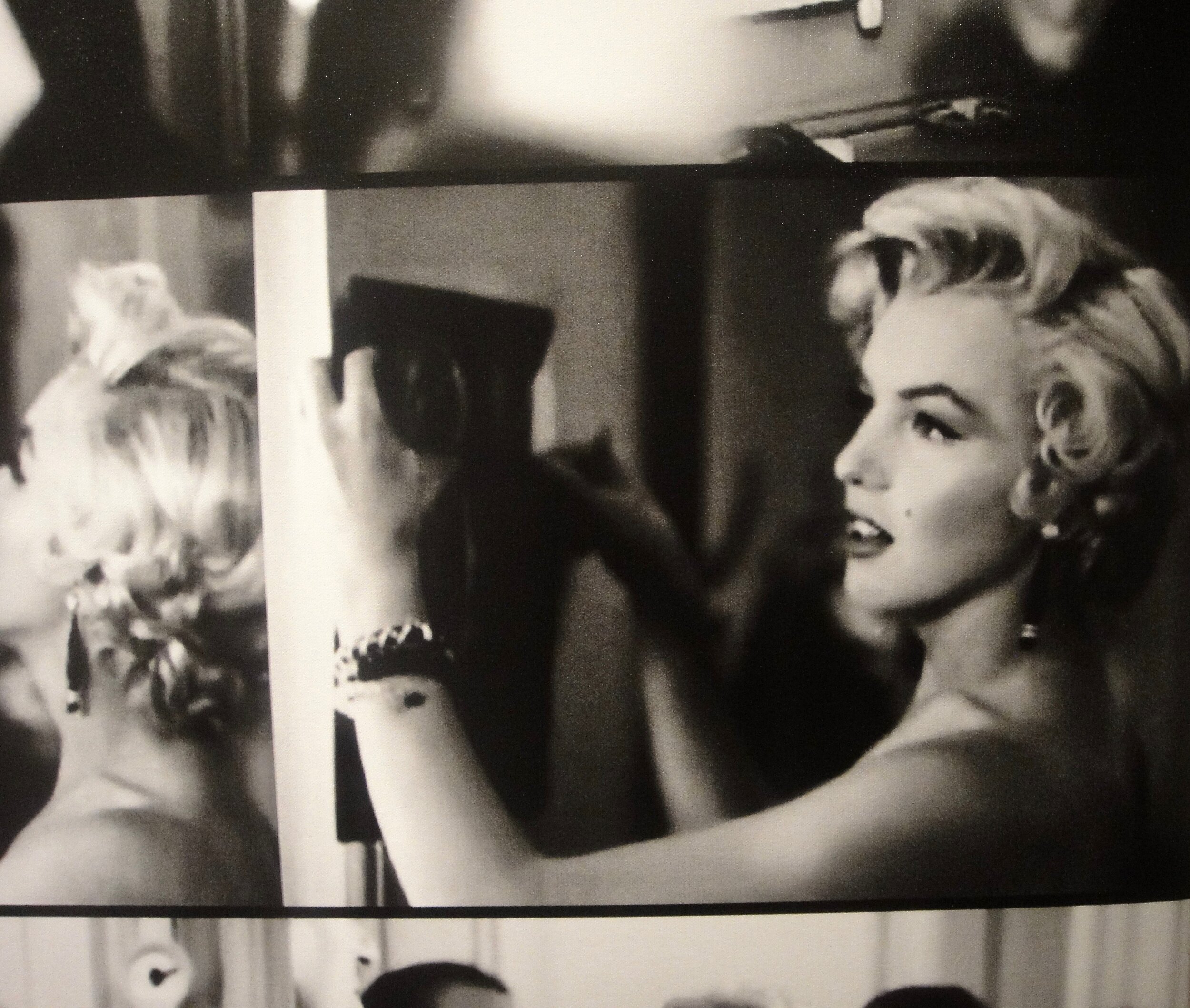 "Cocktail with Marilyn".  By Gerard Marti   Limited Edition print on canvas 