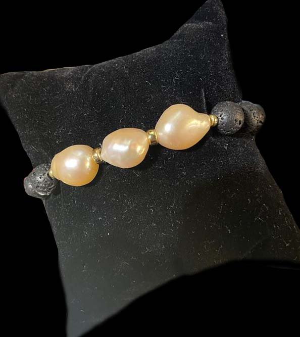    LAVA ROCK BEADS      FRESHWATER PEARLS    