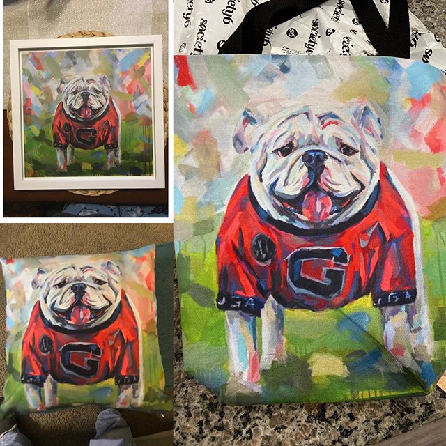 &lsquo;Uga X&rsquo; swag is arriving to shoppers&rsquo; homes!! Thank you to my friends, family, and supporters who have bought a print or a product. It&rsquo;s still not too late! #uga #godawgs