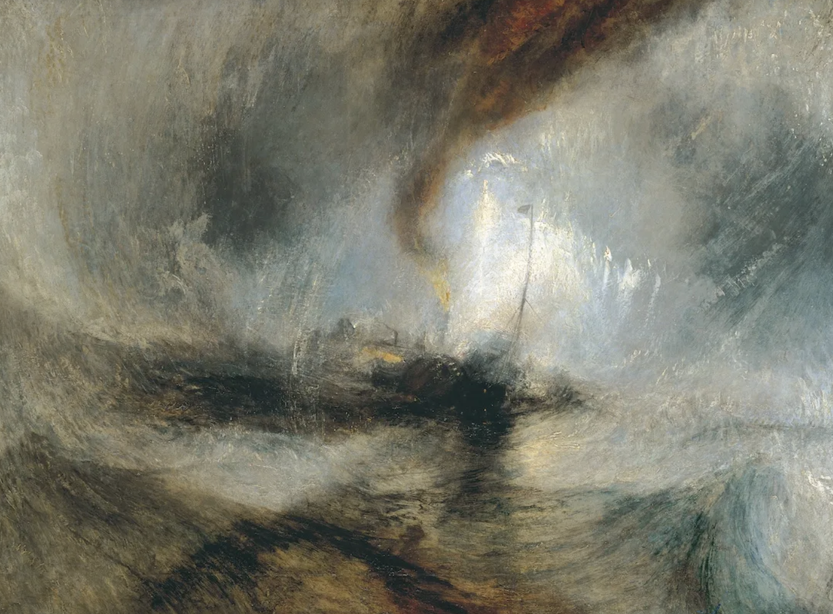 Snow Storm - Steam-Boat off a Harbour's Mouth