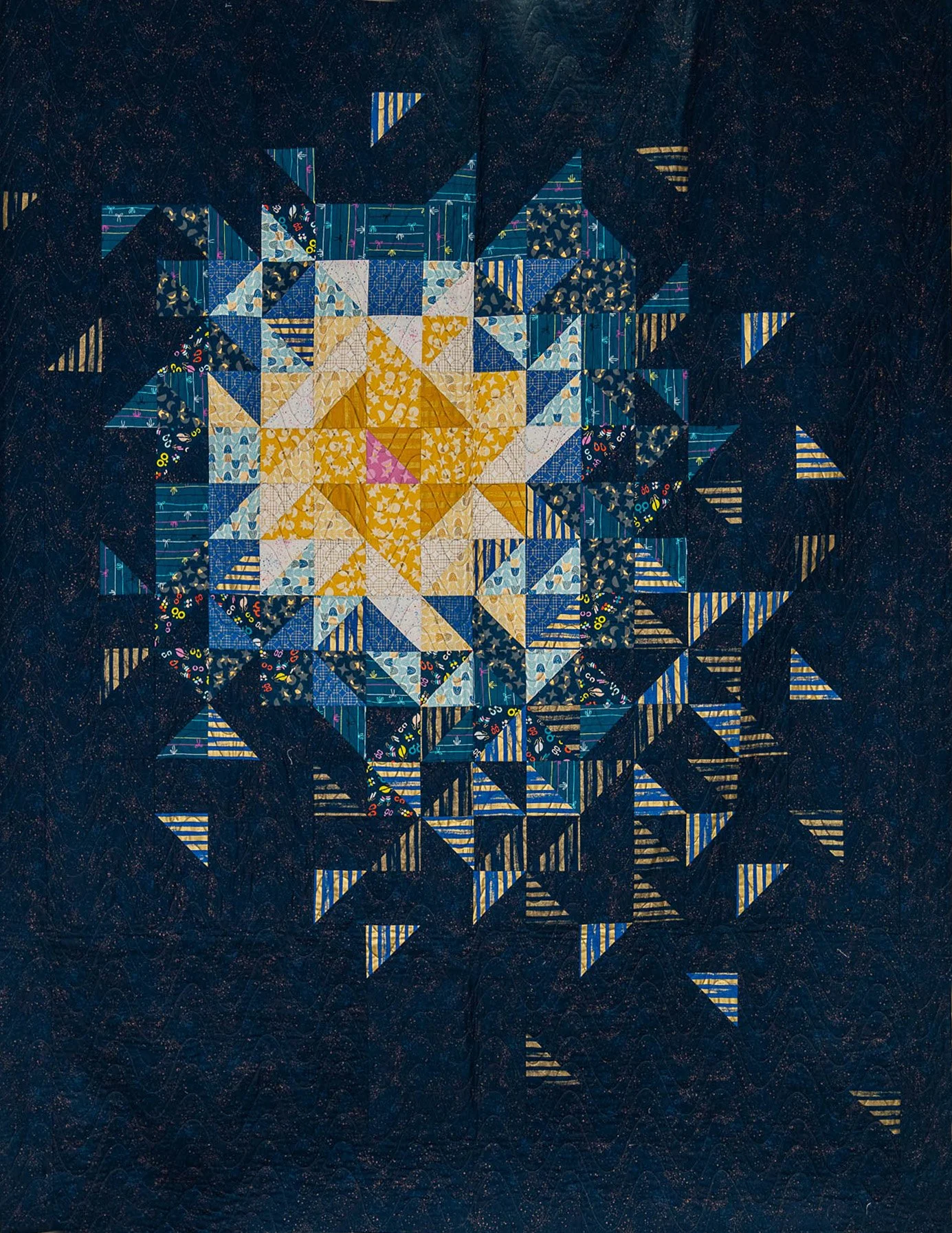 Exploding Comet Quilt