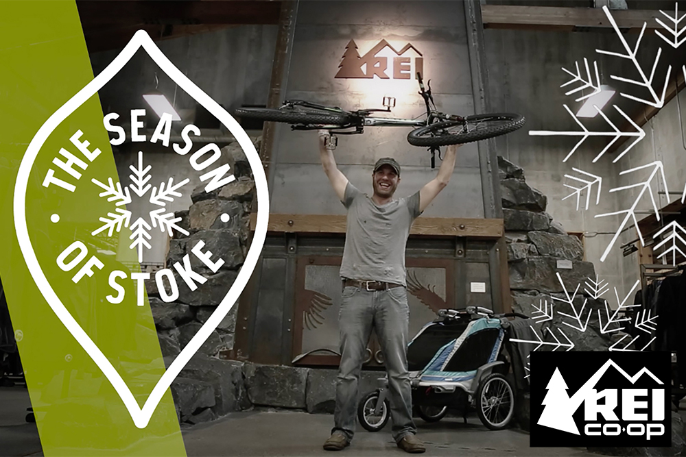 REI is extremely generous when it comes to giving back to the community. So during the annual Season of Stoke Holiday campaign, we decided to let the customers join in on the fun.