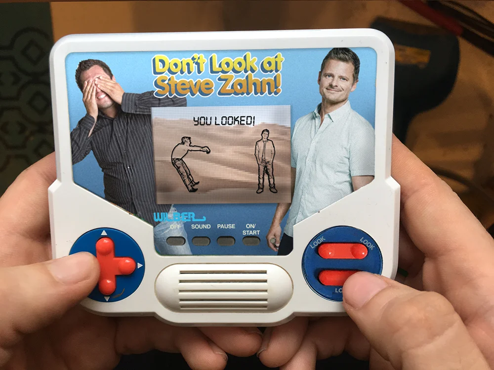 This is an imaginary handheld game from the ‘90s that I wish I could have played.