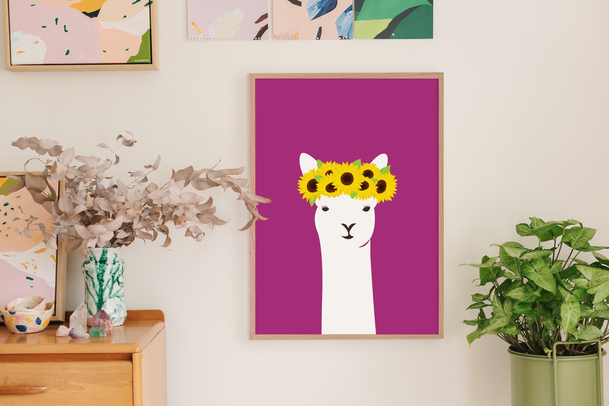 Sunshine llama-In studio.jpg