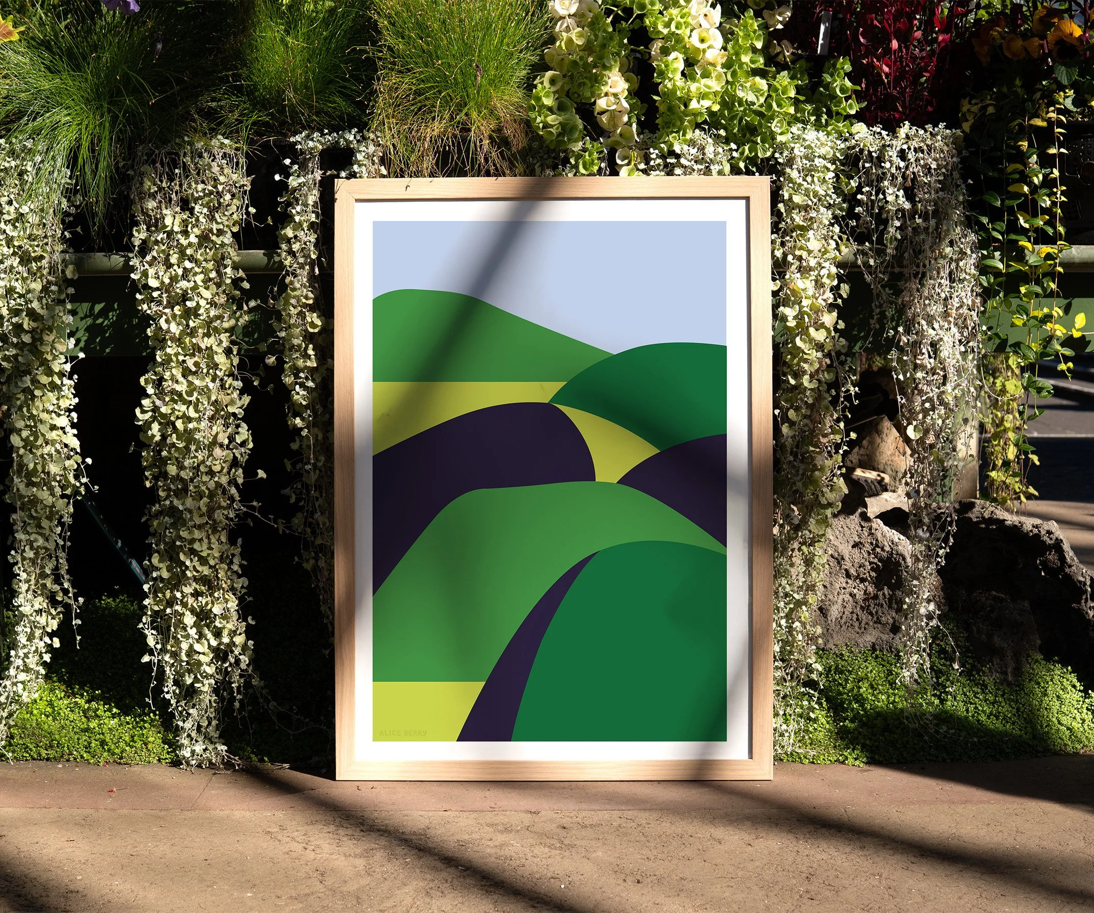 Over the Hill-Winter Garden A2 Frame.jpg