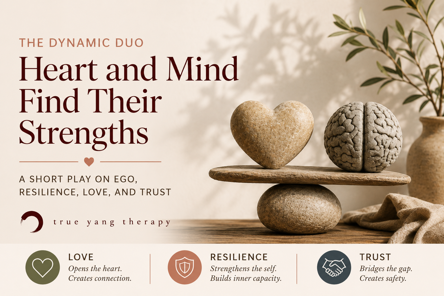 A short play on ego, resilience, love, and trust