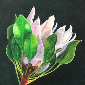 Into the light Mixed Media 61cm (W) x 61cm (H) x 2.5cm (D) $450