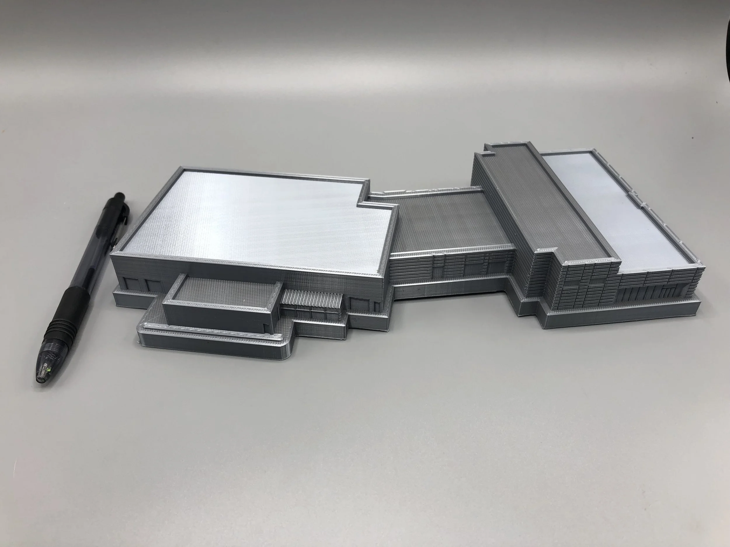 A model car dealership we created for the building’s head architect