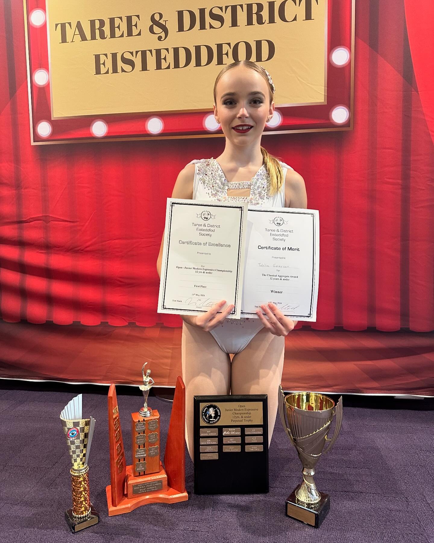 A special congratulations to Tahlia on receiving the Open Classical Aggregate 12yrs &amp; Under

We are so proud of you Tahlia, keep up the hard work&hellip; it is paying off 👏🏼

Never stop shining ✨🤍