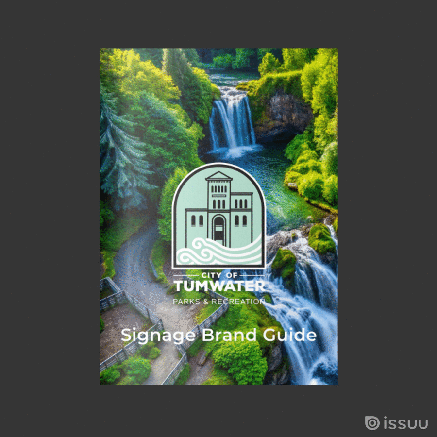 TUMWATER PARKS SIGNAGE BRAND GUIDE