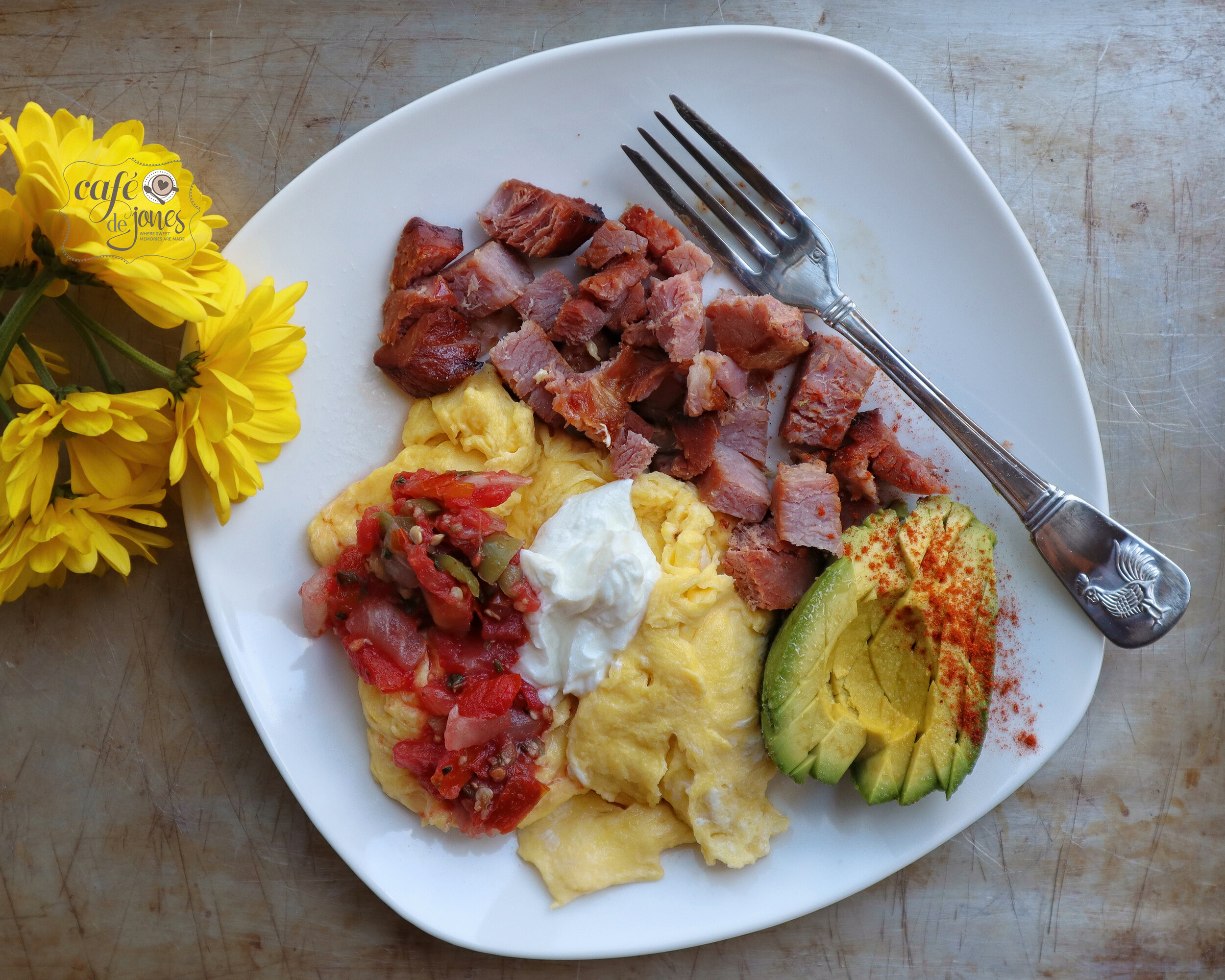 eggs and ham