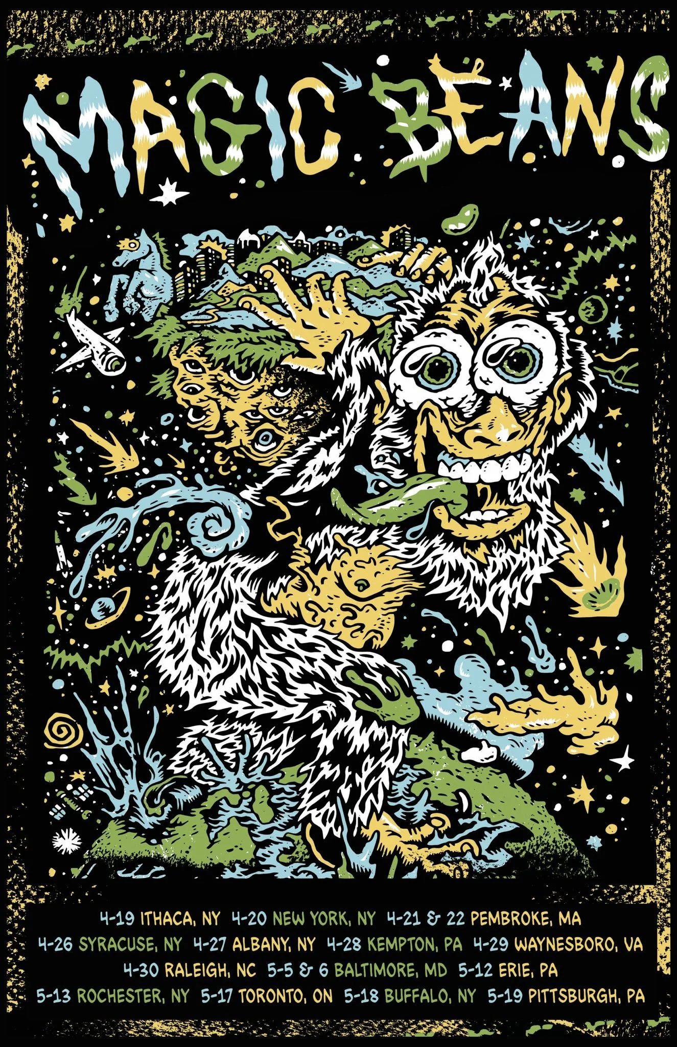 Spring Tour 2023 Yeti Print