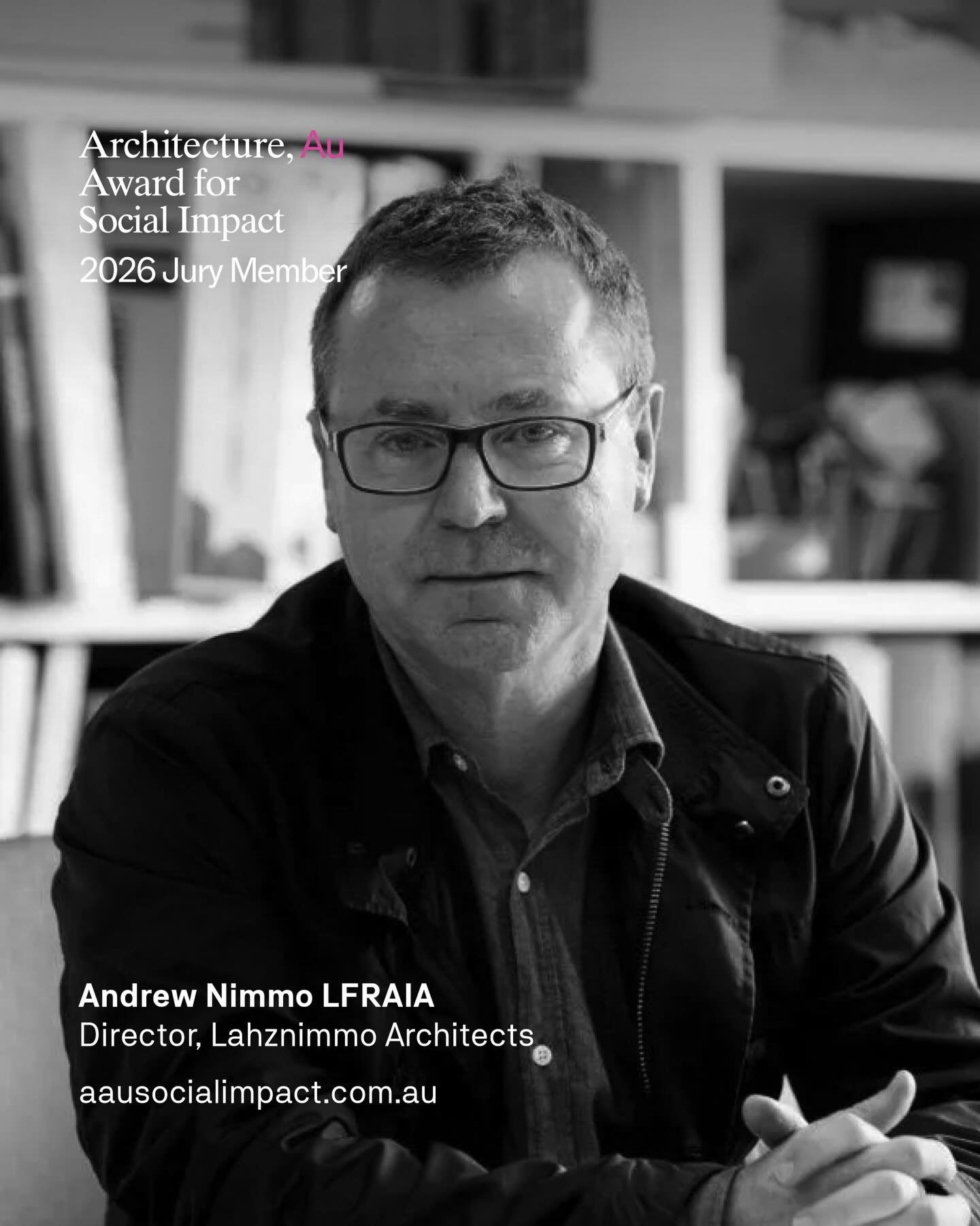 Our director, Andrew Nimmo, is a juror for the 2026 Architecture Au Award for Social Impact.

This program invites entries that demonstrate real benefit to communities and underrepresented groups. With a jury comprising leaders in architecture, resea