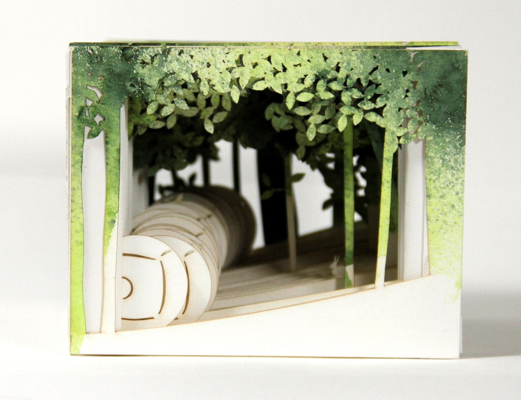 "Ball? Ball! Wall? Wall!" Tunnel Book