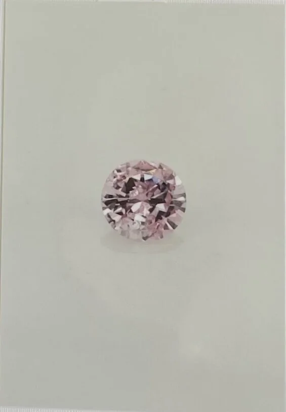 Natural Pink Australian Diamond: 0.078ct. 5PP HALF PRICE!