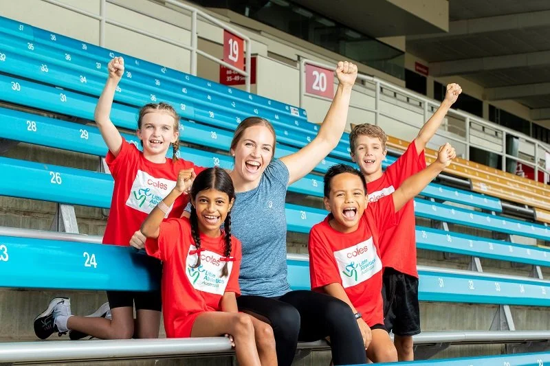 Coles announce Kelsey as Little Athletics ambassador