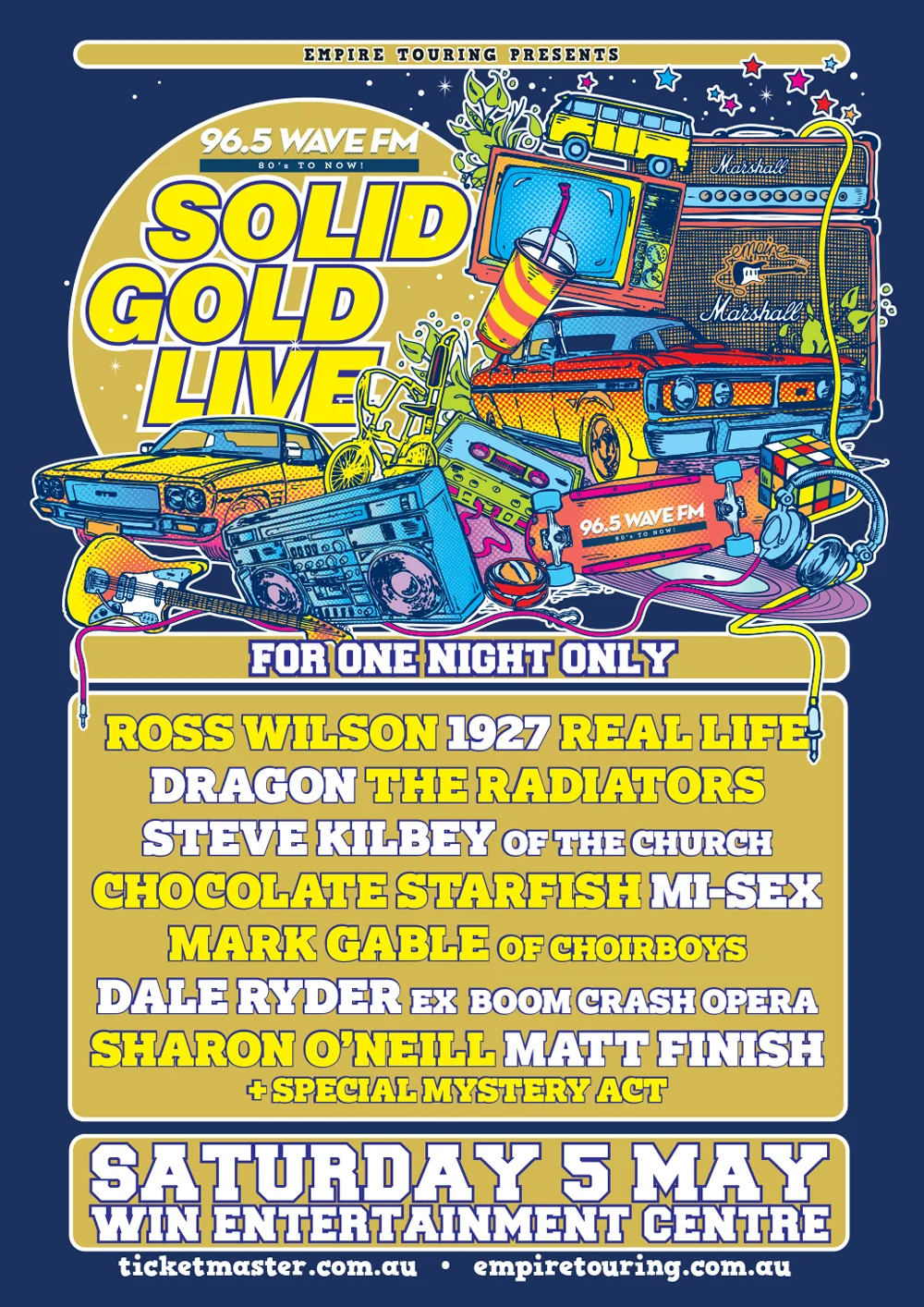 solid gold live - saturday 5th may