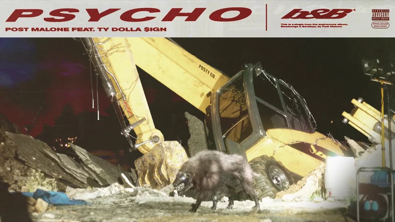 Four months after the bloody "Rockstar", featuring 21 Savage, Post Malone unveils the clip of its new title "Psycho", in collaboration with Ty Dollar $ign.