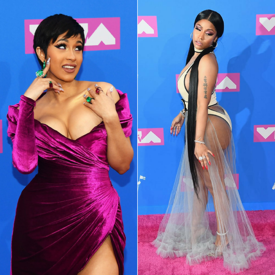 Cardi B May Have Thrown Shades at Nicki during VMAs 