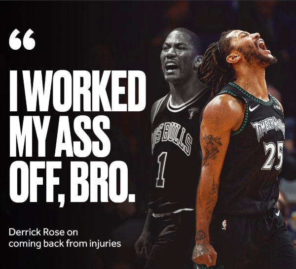 Derrick Rose Gets Emotional After Scoring 50 Points Against Utah Jazz