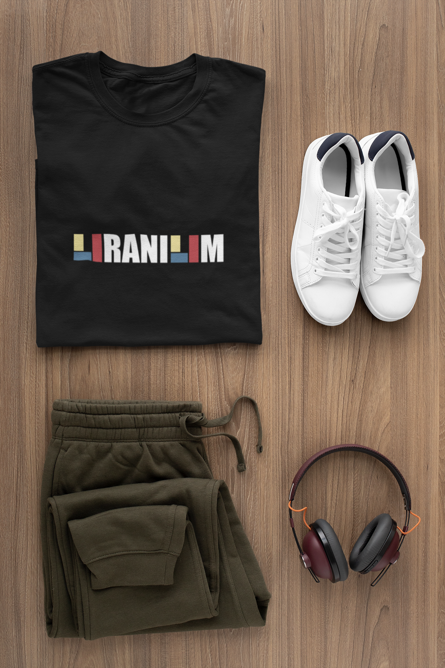 t-shirt-mockup-of-a-flat-lay-outfit-for-men-29814.png