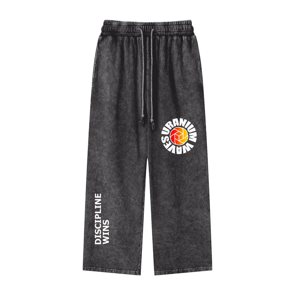 Acid Wash WaveWear Leg Pants - 360 GSM — Uranium Waves