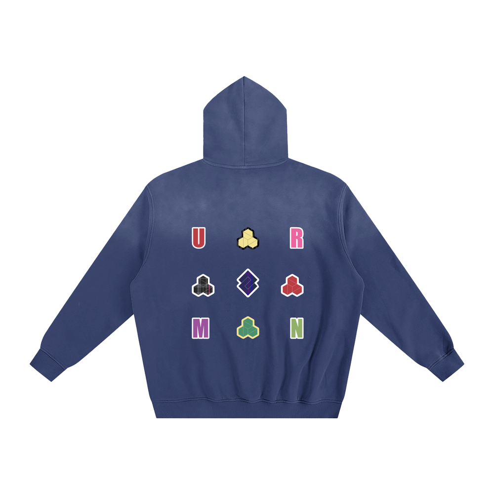 【BRICK】SUNFADED FLASH LOGO SWEATSHIRTS Sunfade Fleeced 