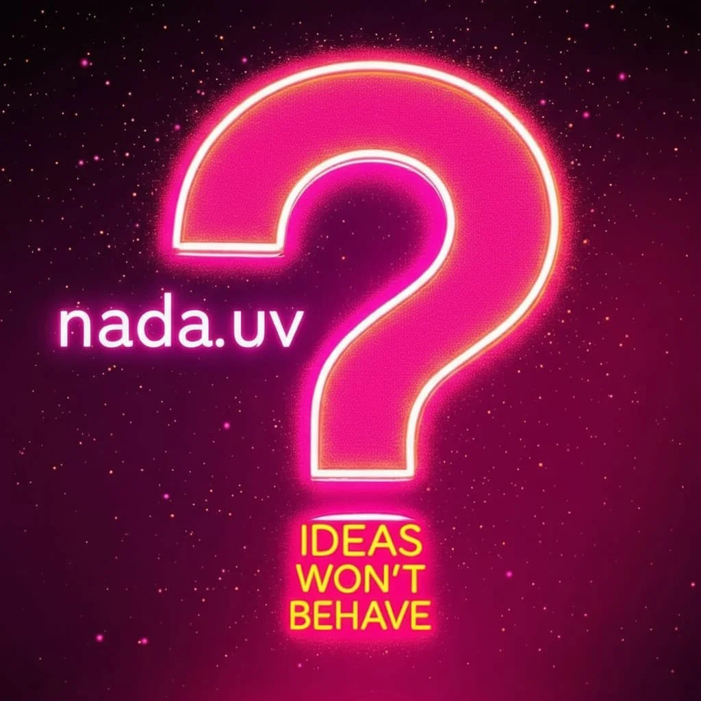 Nada UV turns groove into critique on “Ideas Won’t Behave,” a three-song manifesto against caging creativity.