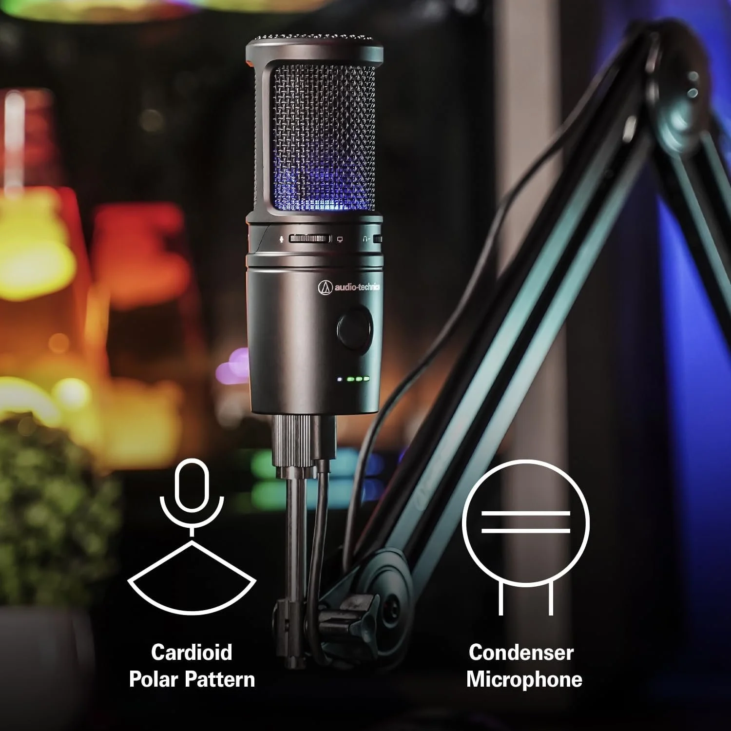 Audio-Technica USB condenser microphone